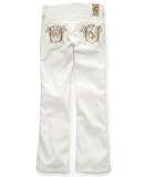 Baby Phat - Baby Phat Girls Glittered Boot-Leg Pants
