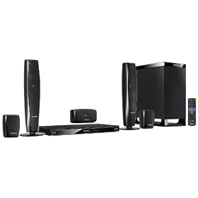 Panasonic SC-BTT370 - Home theatre system with iPhone / iPod cradle - VIERA Cast - 5.1 channel - black