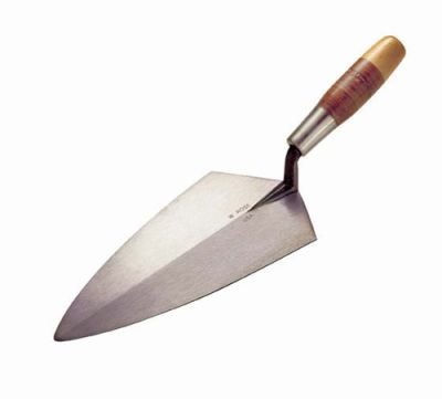 Kraft Tool W. Rose 10" Philadelphia Pattern Bricklaying Trowel with Leather Handle
