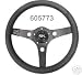 Automotive : APC Sport 13" Steering Wheel 3 Spoke Black Racing
