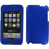 Apple iPod Touch 2nd & 3rd Generation BACK-style Hard Case Protector Rubberized Blue