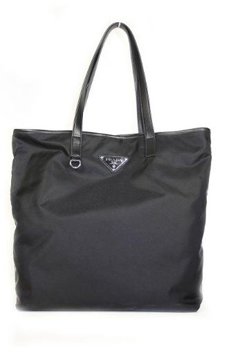 Prada Handbags Black Tessuto Tote BR4371