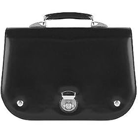 Pratesi Italian Leather Briefcase w interior Lighting Black