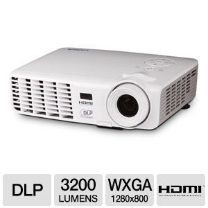 Vivitek D538W-3D 3200 Lumen WXGA HDMI 120 Hz 2D to 3D Portable DLP Projector