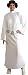 Womens Costume Officially Licensed Star Wars Deluxe Princess Leia White Dress and Wig Party Outfit