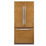 KitchenAid Architect Series II: 21.8 cu. ft. French Door Refrigerator with 4 Adjustable SpillClean Glass Shelves, Interior Water Dispenser, Automatic Ice Maker, Humidity-Controlled Crisper and FreshChill Temperature Management System: Requires Custom Pane