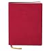 Red Embossed Heart Leather Journal - Lined