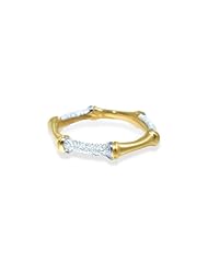 Alex Woo "Zhuli" Diamond And Gold Ring, Size 7