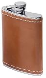 GSI 6 oz. Leather Flask & Funnel Gift Set