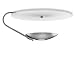T-1125 ceiling light - nickel, 220 - 240V (for use in Australia, Europe, Hong Kong etc.)