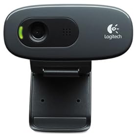 New-Logitech 960000581 - HD C260 Portable Webcam, 3MP, Black - LOG960000581