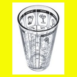 Recipe Mixing Glass by SHOPZEUS