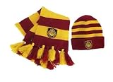 Std Size Harry Potter Hogwart Knit Hat and Scarf Set Officially Licensed Harry Potter Set