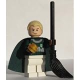 Draco Malfoy (Quidditch Match) With Golden Snitch and Broom - LEGO Harry Potter Minifigure