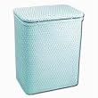 Infant & Toddler Wicker Hamper With Interior Bag Illusion Blue