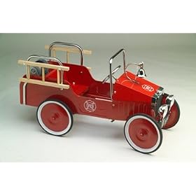 1929 Jalopy fire truck Pedal Car by HomeLifeShopping