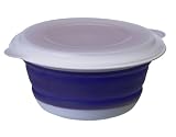 Progressive International 1-1/2 Cup Collapsable Prep Bowl, Blue and White
