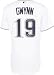 Tony Gwynn Autographed Jersey | Details: San Diego Padres, Majestic, White, Authentic, 8 Time NL Batting Champ Inscription