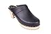 Lotta From Stockholm Swedish Clogs : High Heeled Clog in Black Leather