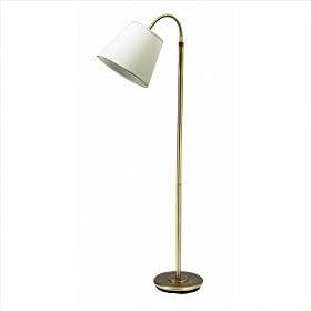 Flex Collection Gooseneck Floor Lamp in Antique Brass by Universal Lighting and Decor