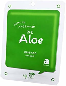 4 packs of Aloe Mask by MJCARE ON. (essence 22 g/ pack)