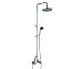 Bathroom LED Rain Shower Faucet Grand Shower Dual Head Wall mounted tap FR010027