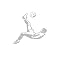 Sudden Shadows Soccer Flip Kick Wall Sticker Set - 36x42"