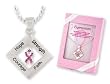Pink Ribbon Breast Cancer Awareness DIAMOND EXPRESSIONS Necklace