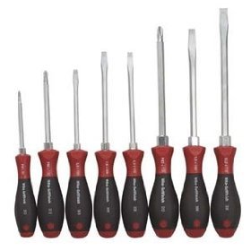 Wiha Slotted & Phillips Screw- driver, Heavy Duty, 8 Pc