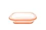 FoldTuk 4 Cup Rectangular Collapsible Bakeware and Storage Container, Orange