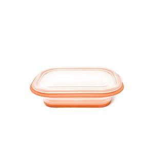 FoldTuk 4 Cup Rectangular Collapsible Bakeware and Storage Container, Orange by FoldTuk Kitchenware
