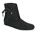 Men's Black Faux Suede Renaissance Costume Shoes SM