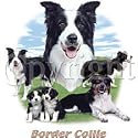 Border Collie Adult Long Sleeve T-Shirt