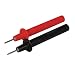 Cal Test Electronics CT2988 Digital Multimeter Probe Set with 2mm Brass Tip, 36 Amp, Black and Red Pair