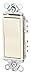 Wall Switch, 20A, Ivory, 1-Pole Type, Rocker