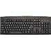 Bilingual Thai and English Languages Black with White Letters Wired Computer Keyboard (Black) (Wired USB) (Windows)