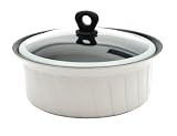 Lipper International Non-Stick Ceramic 2-12-Quart Round Baker with Glass Lid Discount
