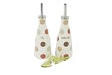 T&G  Spot On Oil and Vinegar.in Cream Ceramic with Spot Design.(Gift Boxed). d6.5x15cm