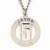 New Jersey Nets Official Logo Necklace