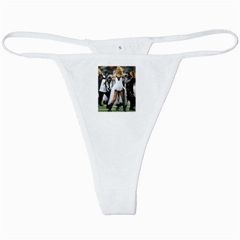 High Quality Sexy Thong Underwear (White Color) Small Size - Dallas Cowboys Cheerleader