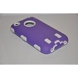Body Armor for iPhone 3G / 3GS - Purple & White ~ iPhone