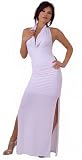Backless Sexy Long Evening Club Cocktail Halter Dress from Hot Fash Dresses - TONIGHT White