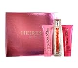 HEIRESS PARIS HILTON by Paris Hilton Gift Set for WOMEN: EAU DE PARFUM SPRAY 3.4 OZ & BODY LOTION 3 OZ & SHOWER GEL 3 OZ