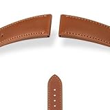 HIRSCH Vienna M, Rugby Calf Leather, 70 Gold Brown, 18 mm, Steel Buckle