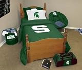 Michigan State Spartans Bed Comforter Set (Twin/XL) - NCAA College Athletics