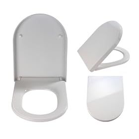 Wenko - 18396100 - Ameublement & D�coration - Si�ge Toilette Duroplast Palma - Blanc