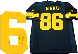Hines Ward Autographed / Signed Authentic Throwback Pittsburgh Steelers Jersey