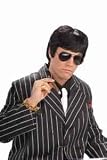 Tough Guy Wig - Black Adult Accesory [Apparel]