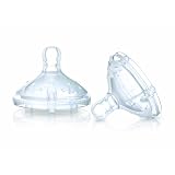 Natural Touch No Spill Breast Size Nipple, Medium... by Luv N' Care