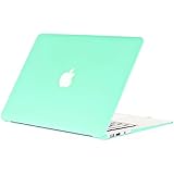 Kuzy - AIR 13-inch MINT GREEN Rubberized Hard Case for MacBook Air 13.3" (A1466 & A1369) (NEWEST VERSION) Shell Cover - Mint Green